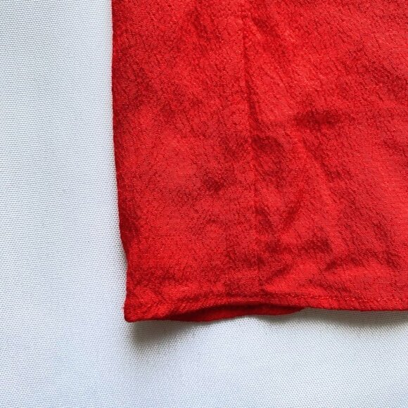 ARITZIA WILFRED FREE FELICITY RED SIDE SLIT STRAPPY SLIP DRESS - XS - Picture 11 of 12